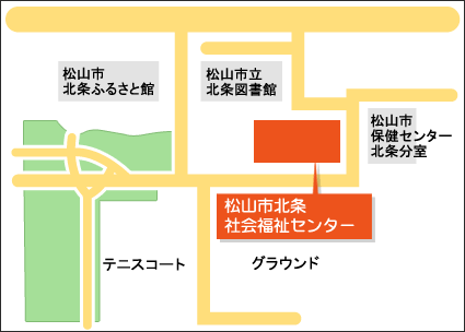 松山市北条社会福祉センター 拡大図